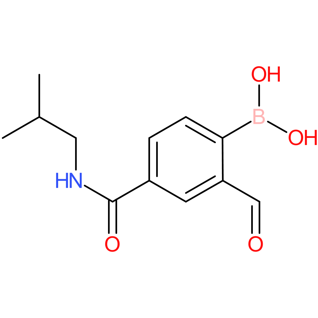 boronic acid, [2-formyl-4-[[(2-methylpropyl)amino]carbonyl]phenyl]-