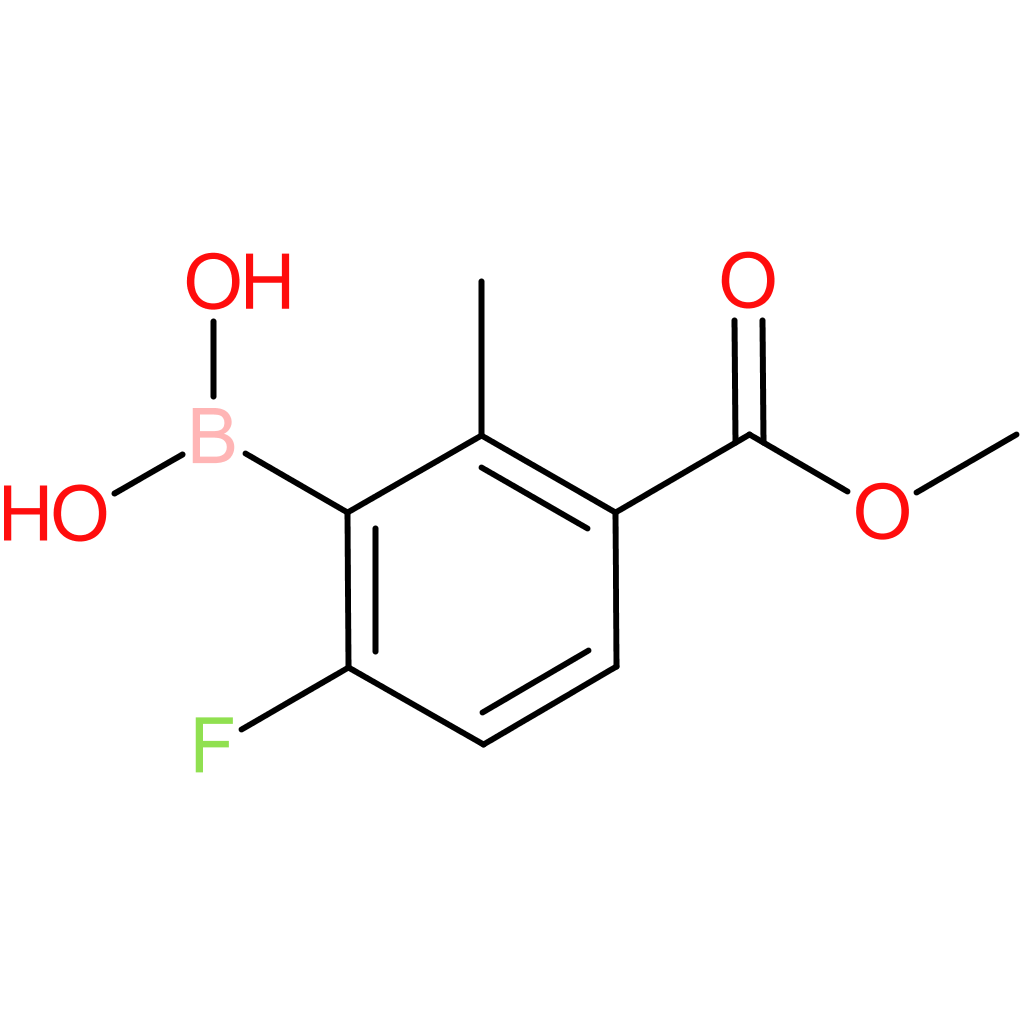 benzoic acid, 3-borono-4-fluoro-2-methyl-, 1-methyl ester