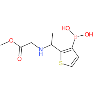 2-(1-(2-methoxy-2-oxoethylamino)ethyl)thiophen-3-ylboronic acid