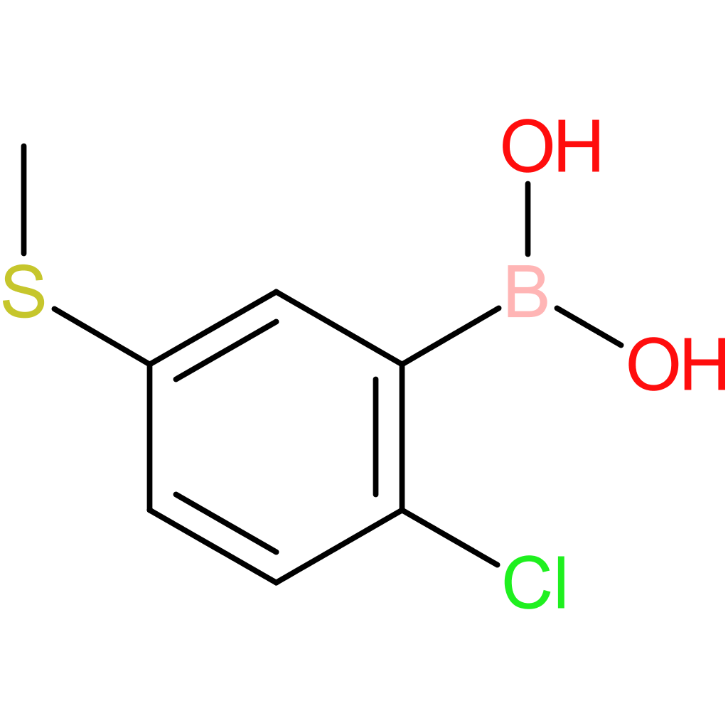 2-chloro-5-(methylsulfanyl)phenylboronic acid