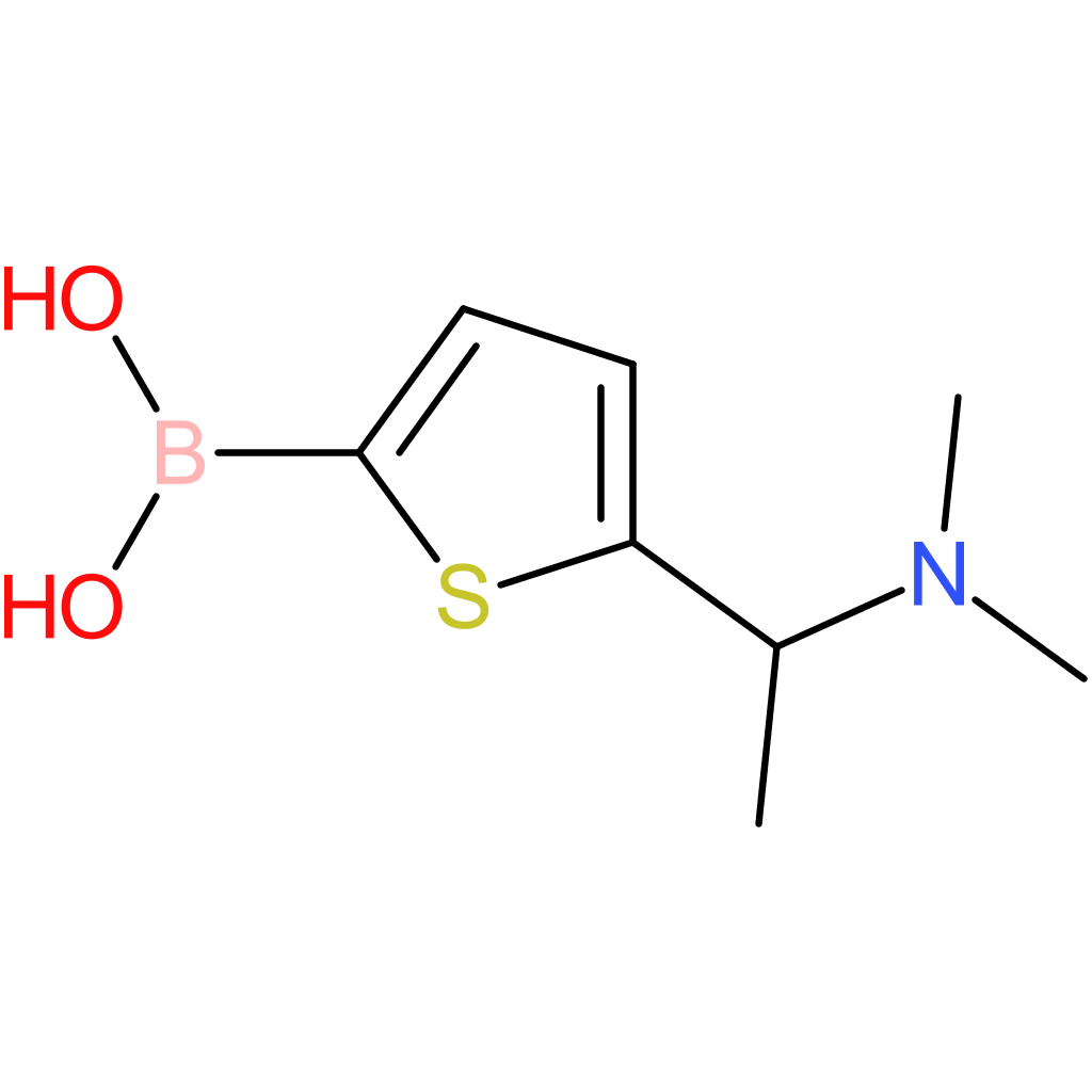 (5-[1-(dimethylamino)ethyl]thiophen-2-yl)boronic acid