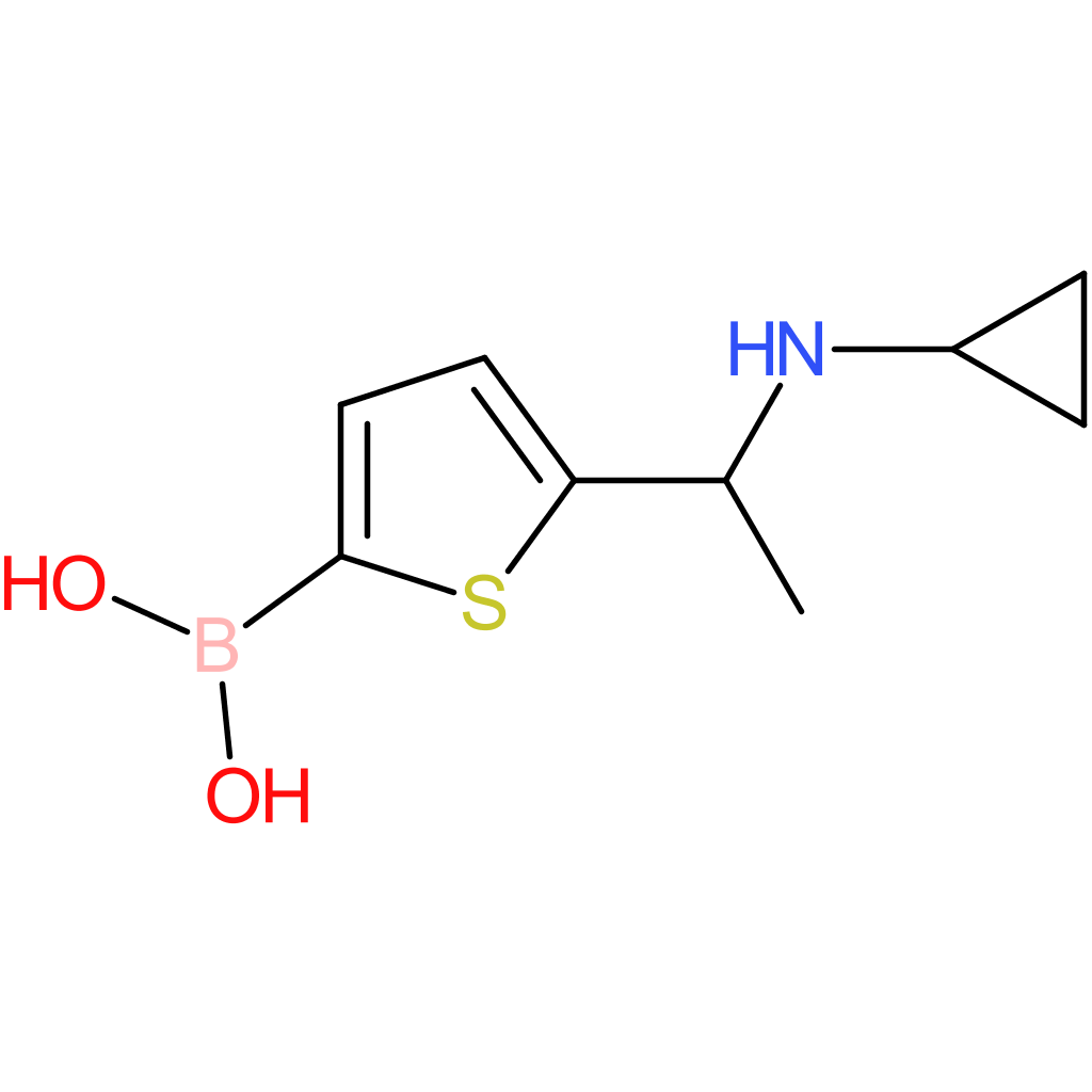 5-[1-(cyclopropylamino)ethyl]-2-thienylboronic acid