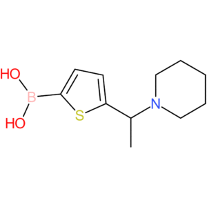 5-[1-(1-piperidinyl)ethyl]-2-thienylboronic acid