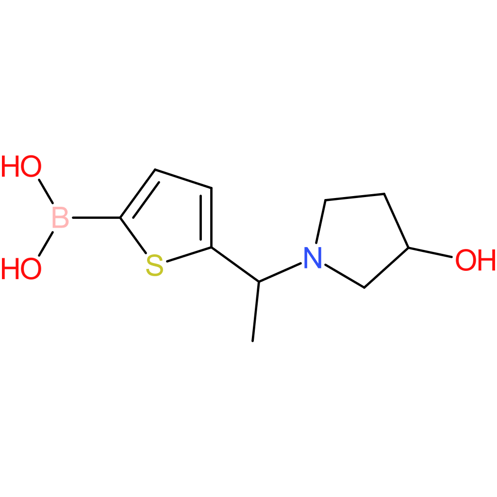 5-[1-(3-hydroxy-1-pyrrolidinyl)ethyl]-2-thienylboronic acid