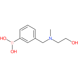 3-([(2-hydroxyethyl)(methyl)amino]methyl)phenylboronic acid
