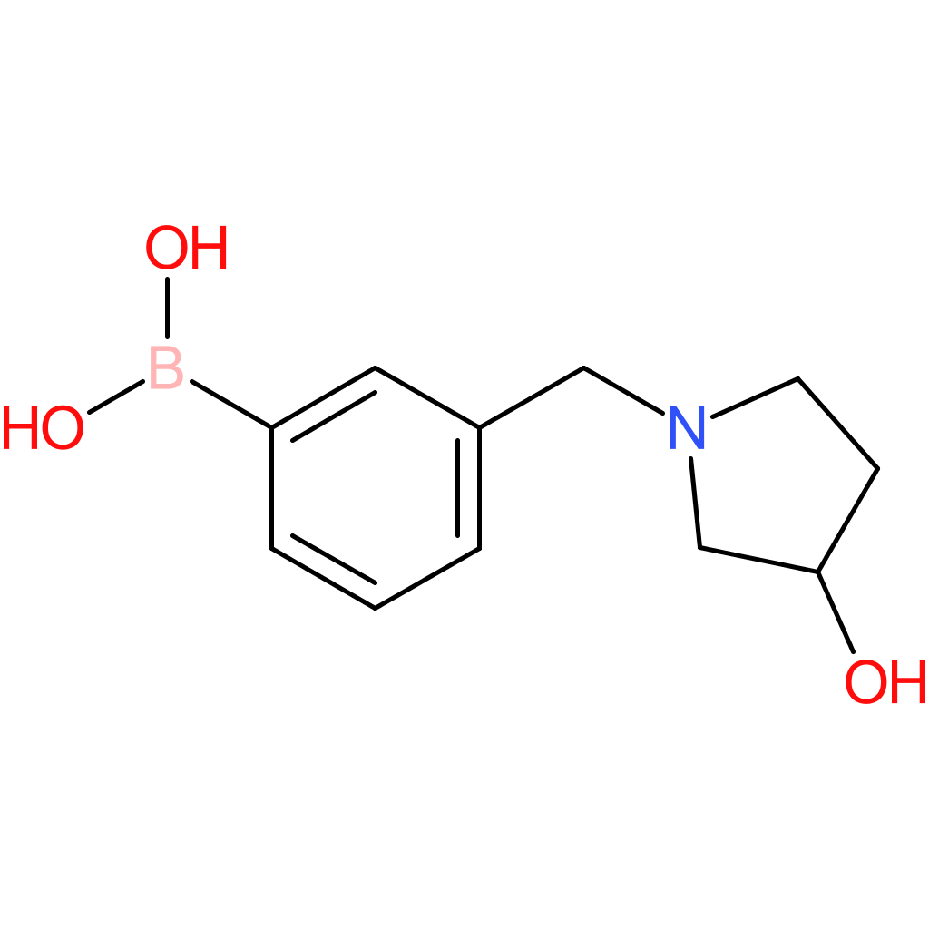 3-[(3-hydroxy-1-pyrrolidinyl)methyl]phenylboronic acid
