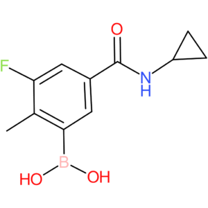 boronic acid, b-[5-[(cyclopropylamino)carbonyl]-3-fluoro-2-methylphenyl]-