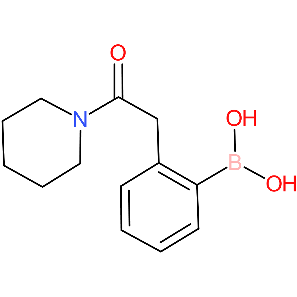 o-tolueneboronic acid, alpha-(piperidinocarbonyl)-