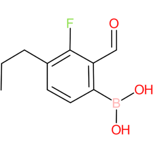 3-fluoro-2-formyl-4-propylphenylboronic acid
