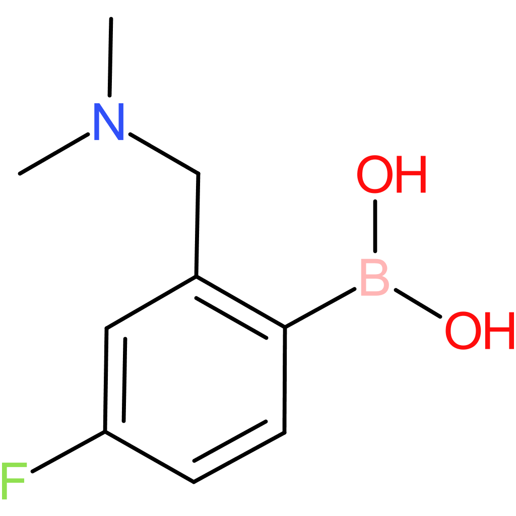 (2-((dimethylamino)methyl)-4-fluorophenyl)boronic acid