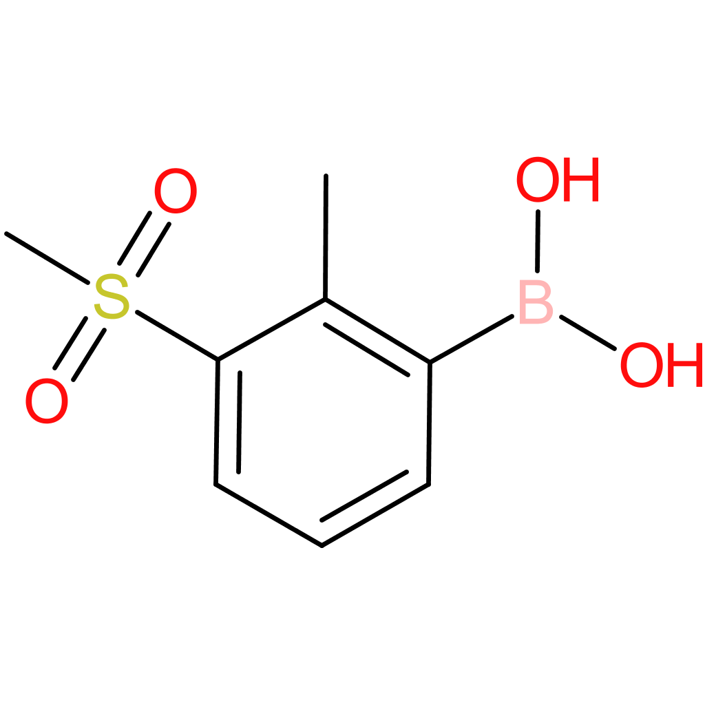 2-methyl-3-(methylsulfonyl)phenylboronic acid