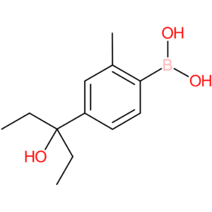 b-[4-(1-ethyl-1-hydroxypropyl)-2-methylphenyl]boronic acid