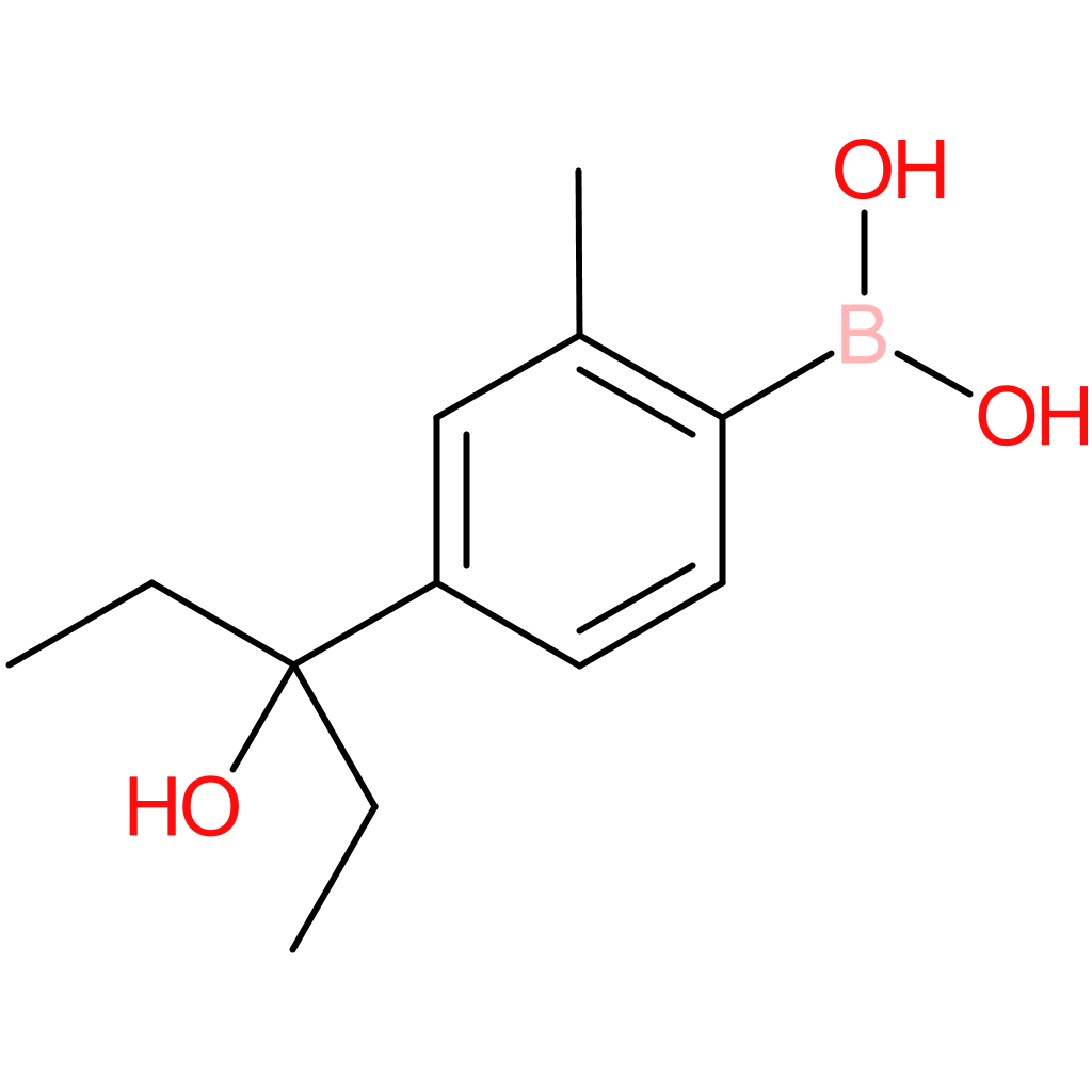 b-[4-(1-ethyl-1-hydroxypropyl)-2-methylphenyl]boronic acid
