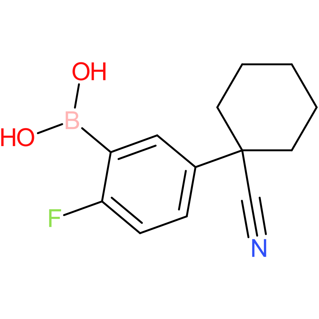 (5-(1-cyanocyclohexyl)-2-fluorophenyl)boronic acid