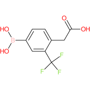 2-(4-borono-2-(trifluoromethyl)phenyl)acetic acid