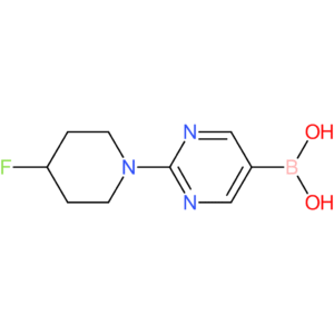 (2-(4-fluoropiperidin-1-yl)pyrimidin-5-yl)boronic acid