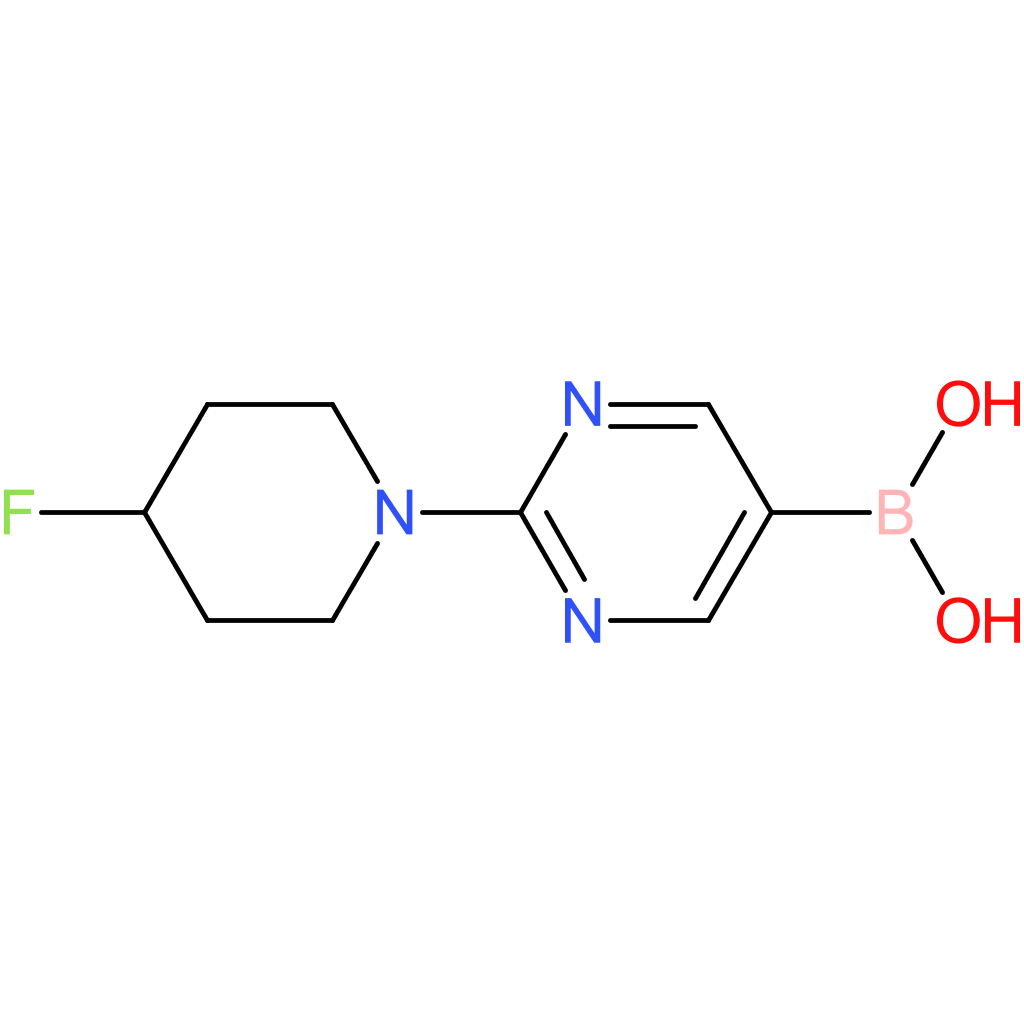 (2-(4-fluoropiperidin-1-yl)pyrimidin-5-yl)boronic acid