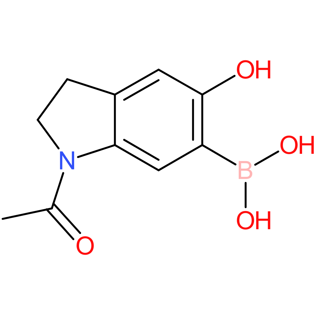 1-acetyl-5-hydroxy-2,3-dihydroindol-6-boronic acid