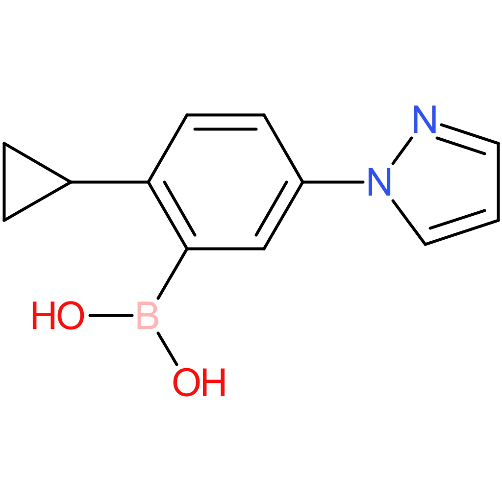 2-cyclopropyl-5-(1h-pyrazol-1-yl)phenylboronic acid