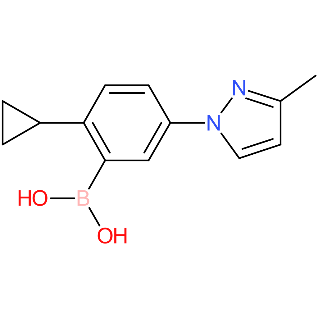 2-cyclopropyl-5-(3-methyl-1h-pyrazol-1-yl)phenylboronic acid