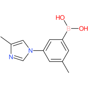 3-methyl-5-(4-methylimidazol-1-yl)phenylboronic acid