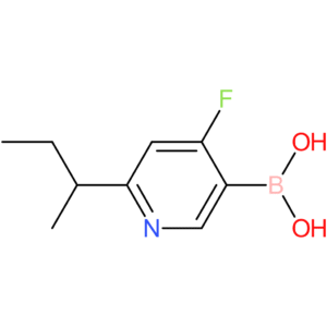4-fluoro-2-(sec-butyl)pyridine-5-boronic acid
