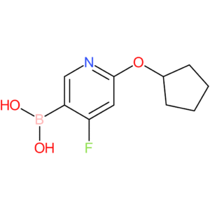 4-fluoro-2-(cyclopentoxy)pyridine-5-boronic acid