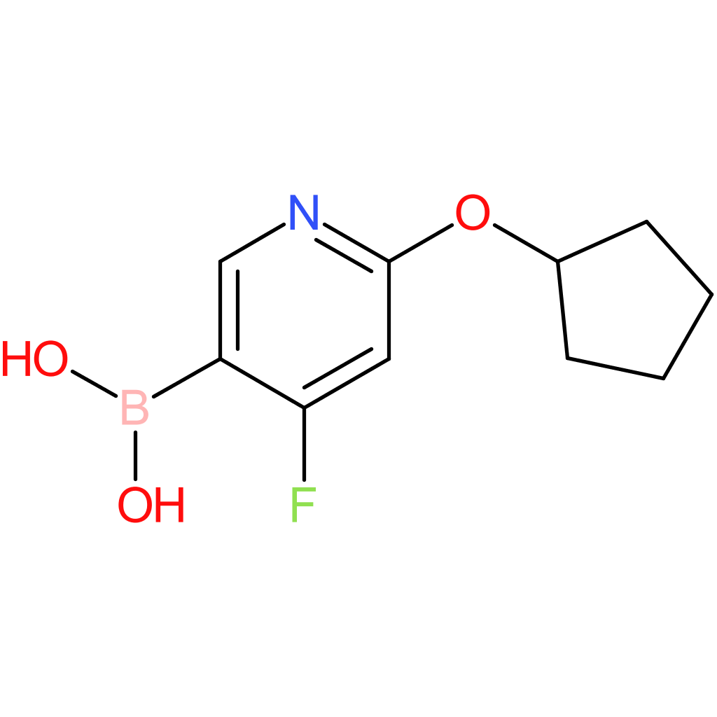 4-fluoro-2-(cyclopentoxy)pyridine-5-boronic acid
