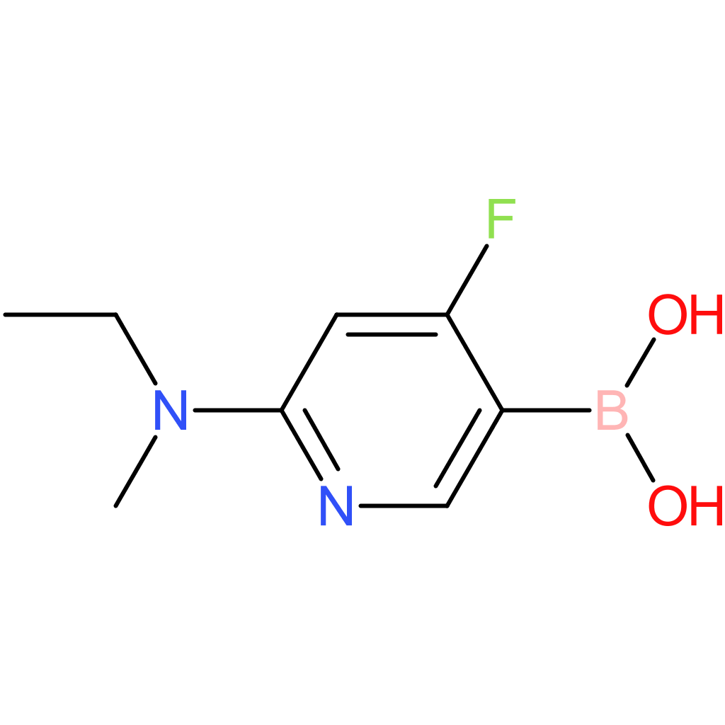 (6-[ethyl(methyl)amino]-4-fluoropyridin-3-yl)boronic acid