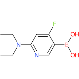 4-fluoro-2-(diethylamino)pyridine-5-boronic acid