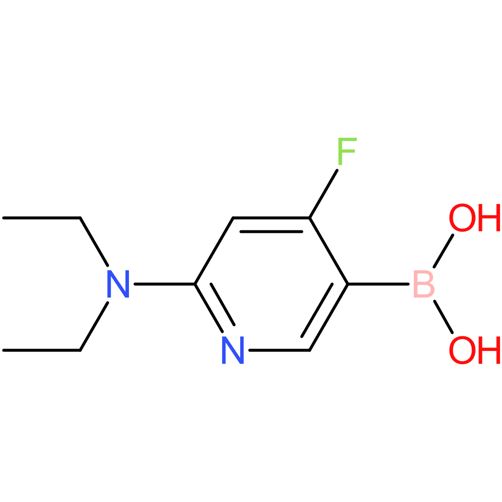 4-fluoro-2-(diethylamino)pyridine-5-boronic acid