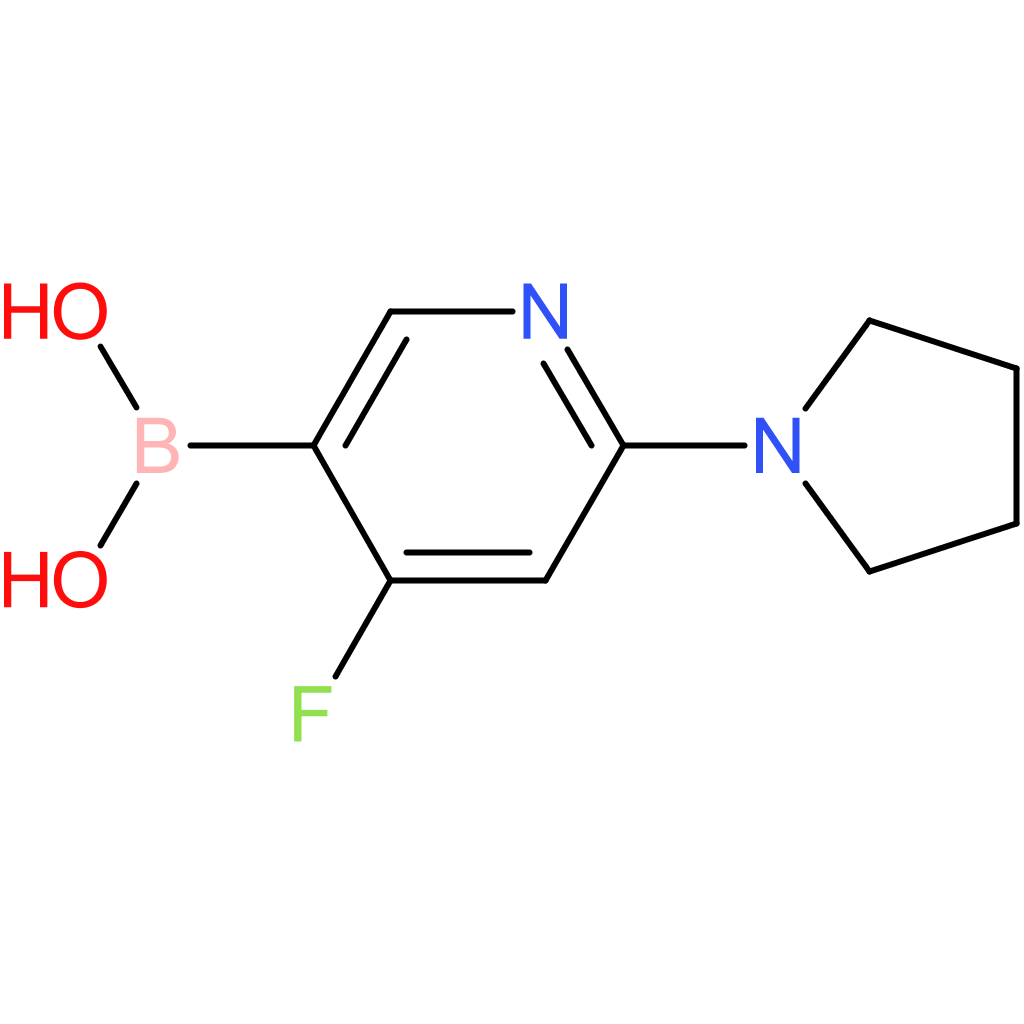 4-fluoro-2-(pyrrolidino)pyridine-5-boronic acid