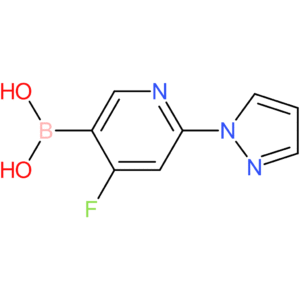 4-fluoro-2-(1h-pyrazol-1-yl)pyridine-5-boronic acid