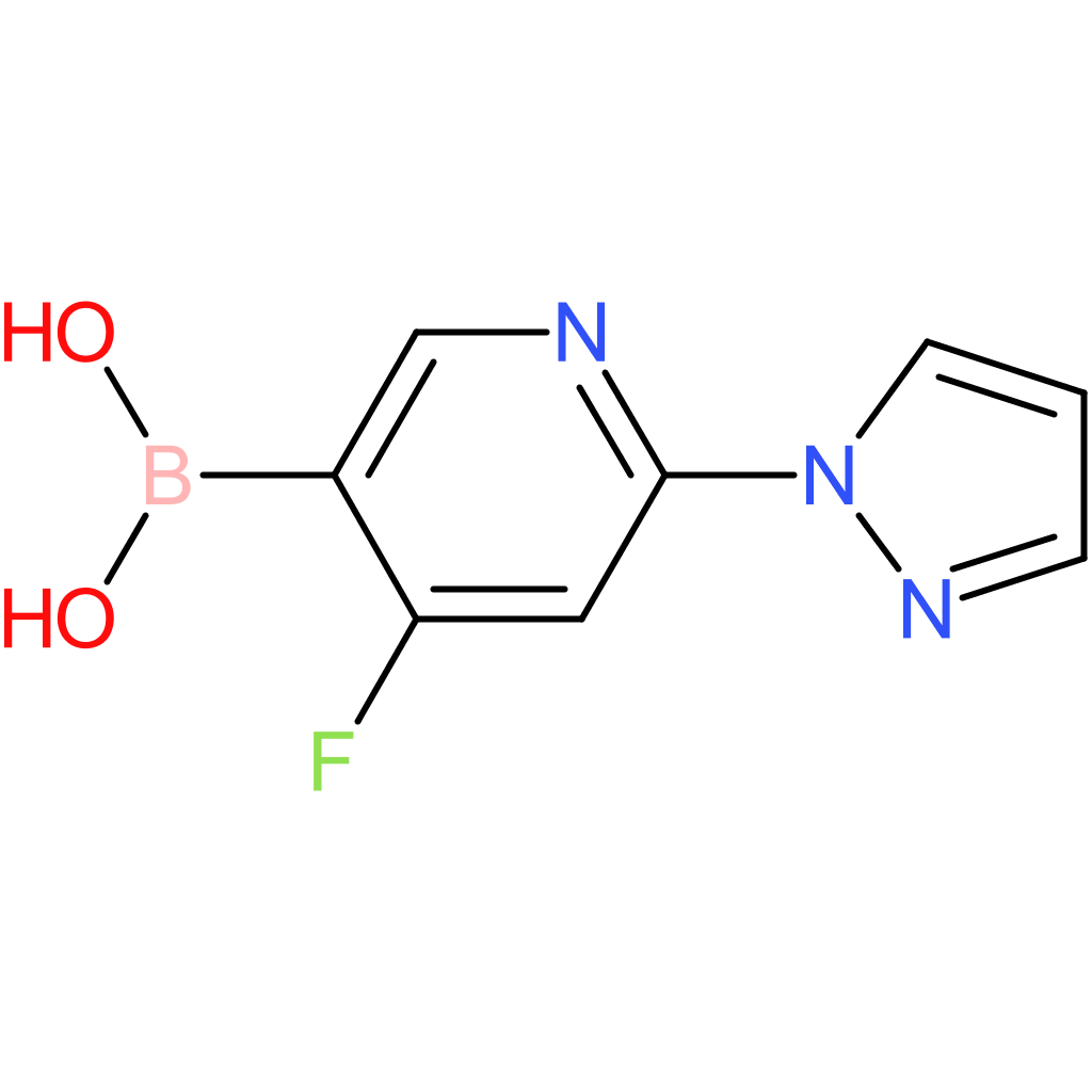 4-fluoro-2-(1h-pyrazol-1-yl)pyridine-5-boronic acid