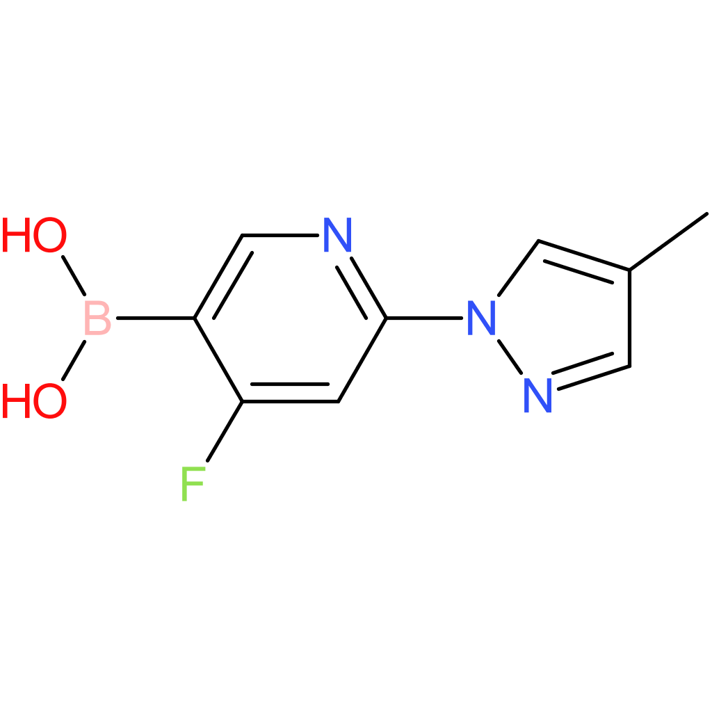 4-fluoro-2-(4-methyl-1h-pyrazol-1-yl)pyridine-5-boronic acid
