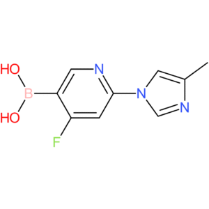 4-fluoro-2-(4-methylimidazol-1-yl)pyridine-5-boronic acid
