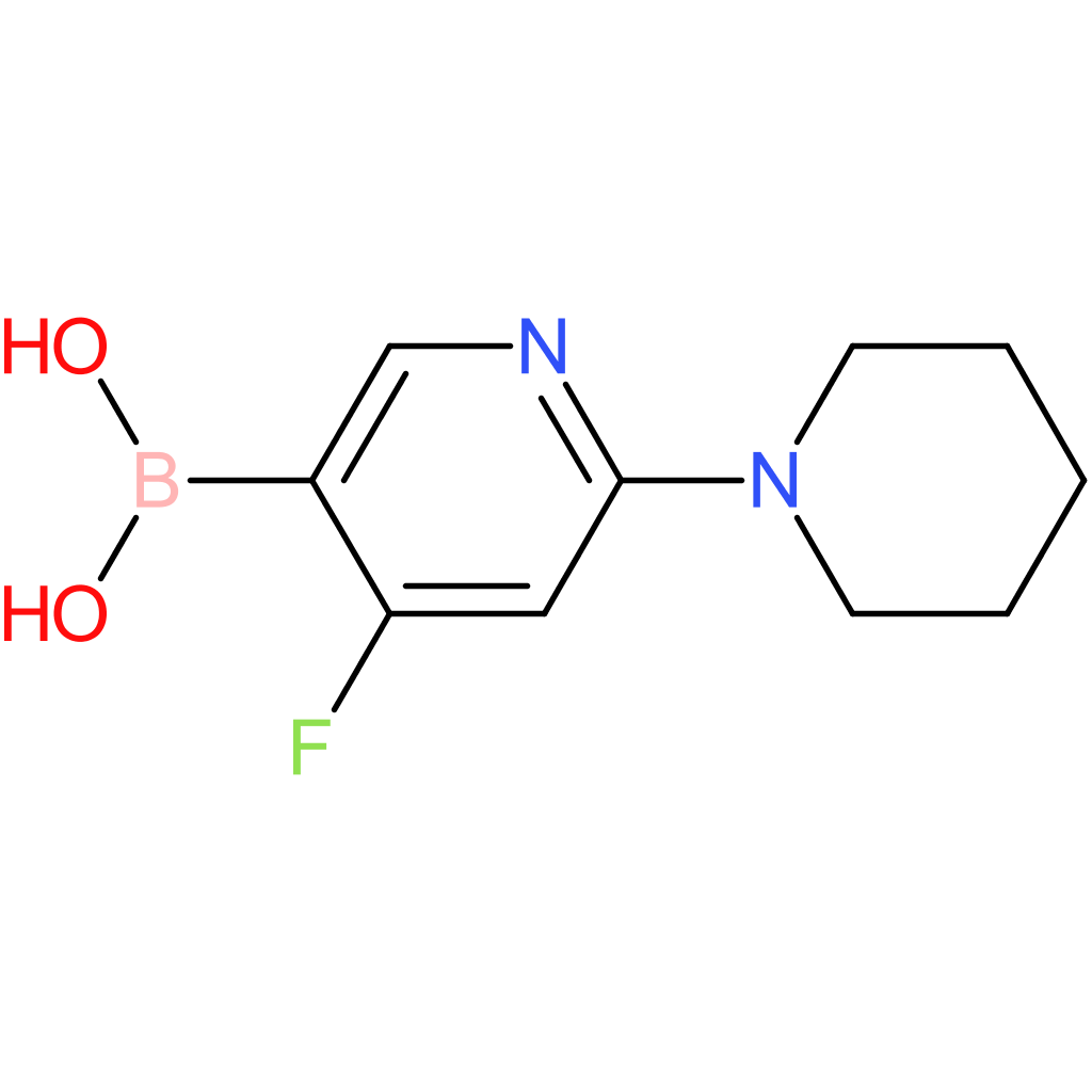 4-fluoro-2-(piperidin-1-yl)pyridine-5-boronic acid