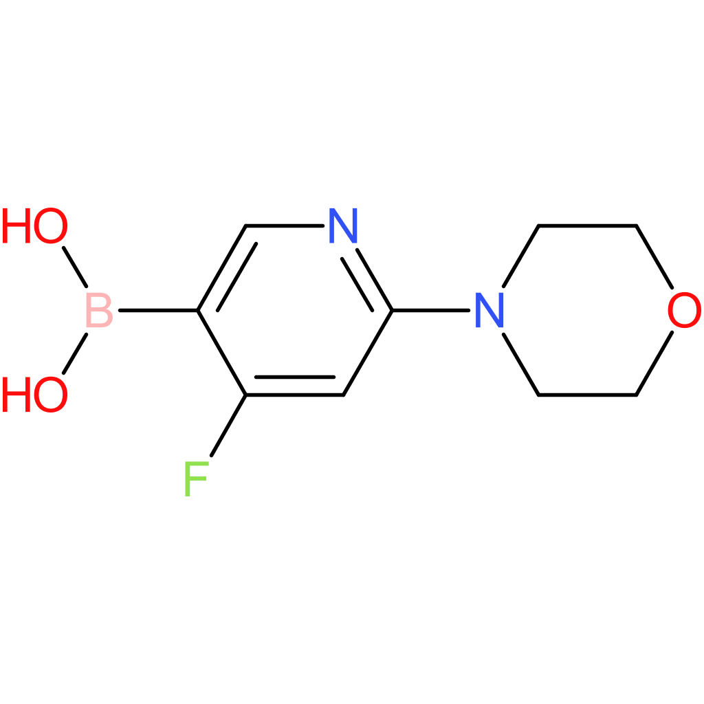 4-fluoro-2-(morpholino)pyridine-5-boronic acid