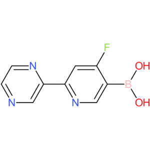 4-fluoro-2-(pyrazin-2-yl)pyridine-5-boronic acid