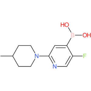 5-fluoro-2-(4-methylpiperidin-1-yl)pyridine-4-boronic acid
