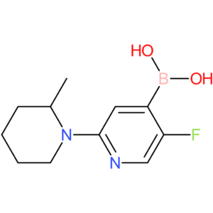 5-fluoro-2-(2-methylpiperidin-1-yl)pyridine-4-boronic acid