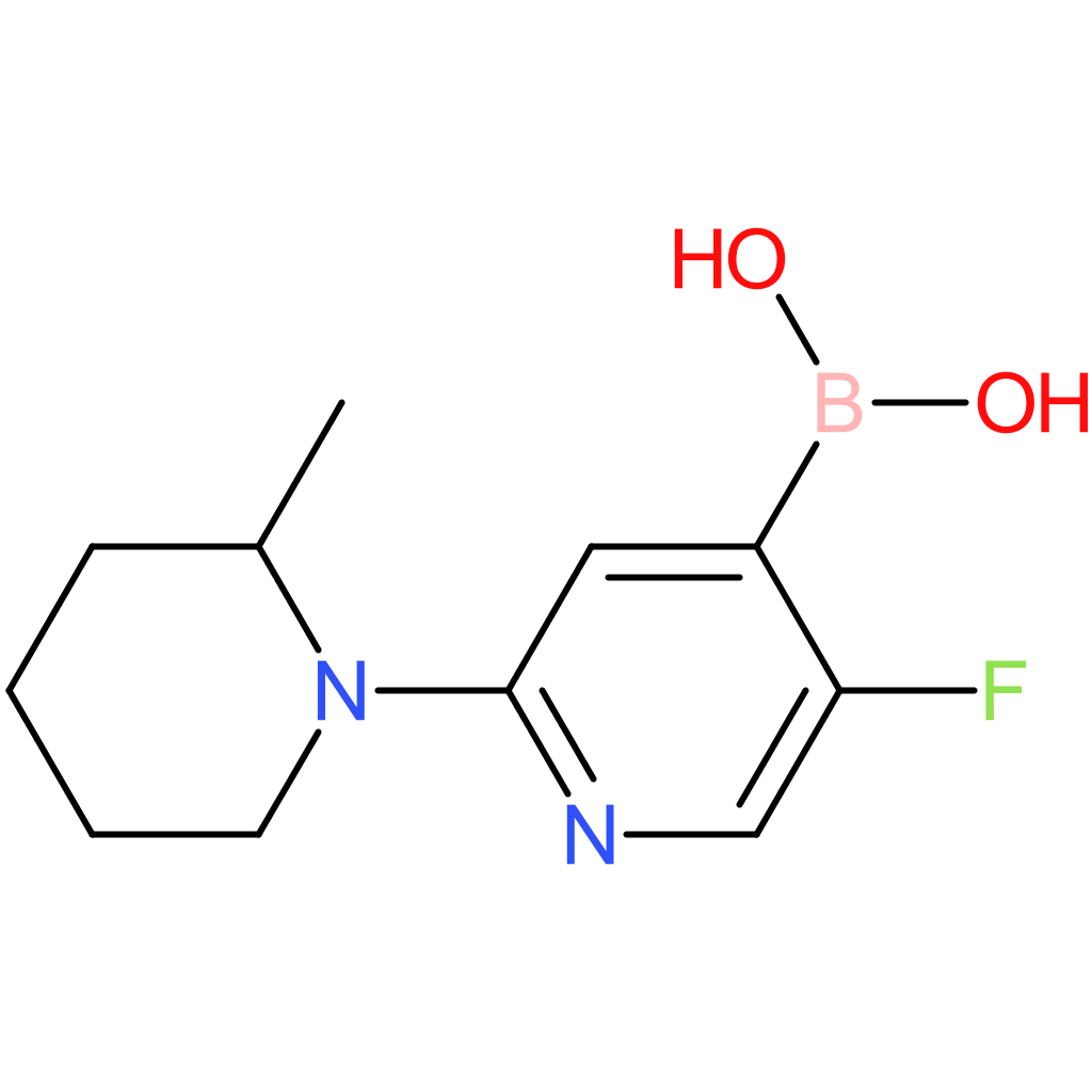 5-fluoro-2-(2-methylpiperidin-1-yl)pyridine-4-boronic acid
