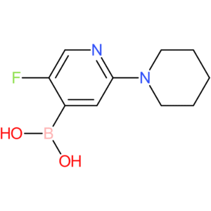 5-fluoro-2-(piperidino)pyridine-4-boronic acid