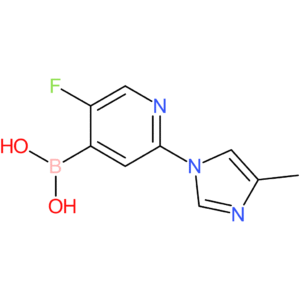 5-fluoro-2-(4-methylimidazol-1-yl)pyridine-4-boronic acid