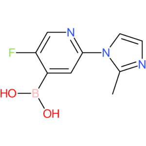 5-fluoro-2-(2-methylimidazol-1-yl)pyridine-4-boronic acid