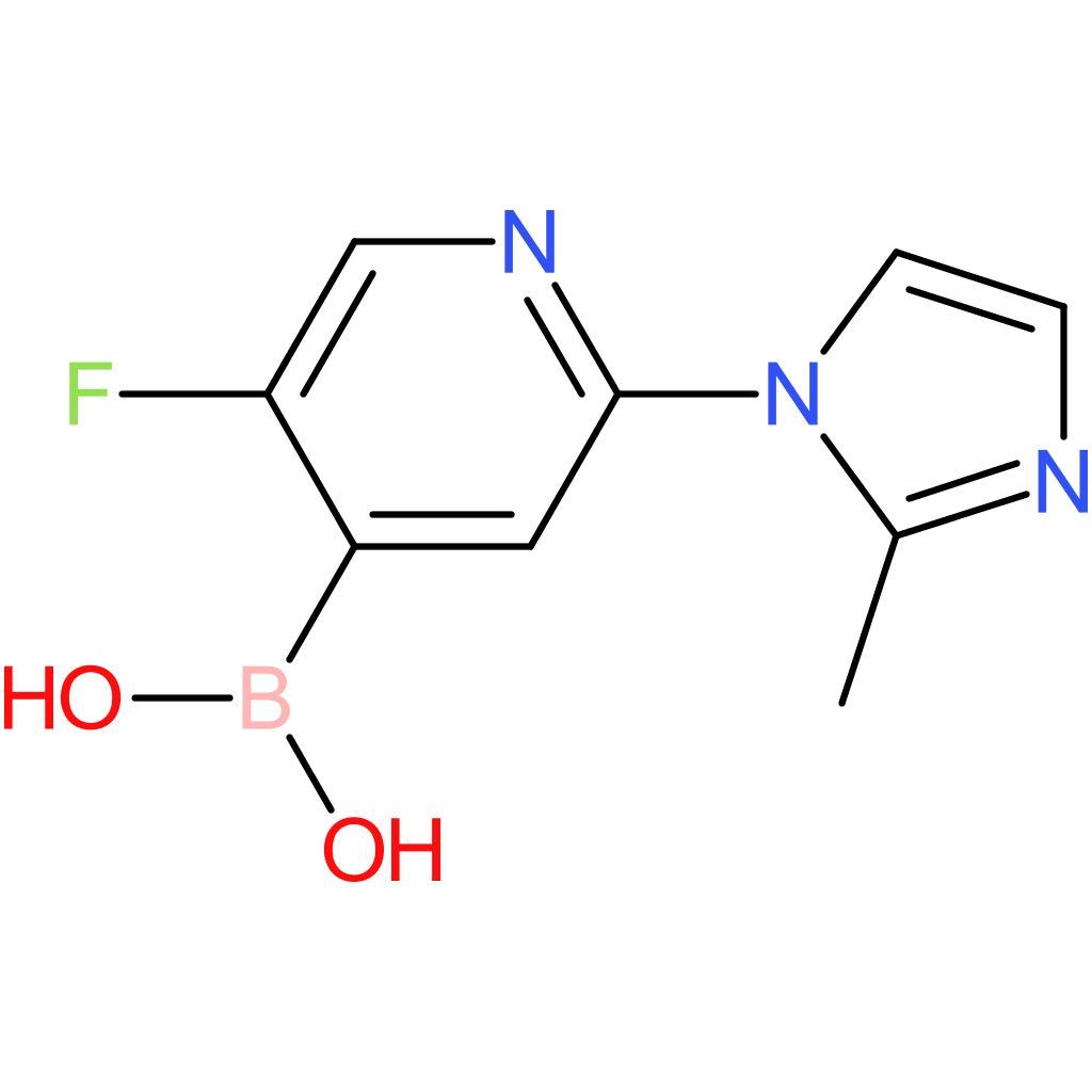 5-fluoro-2-(2-methylimidazol-1-yl)pyridine-4-boronic acid