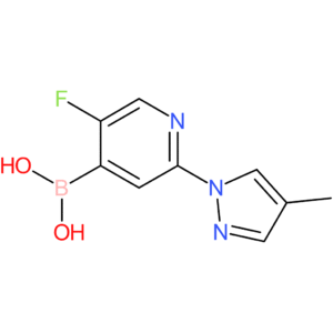 5-fluoro-2-(4-methyl-1h-pyrazol-1-yl)pyridine-4-boronic acid