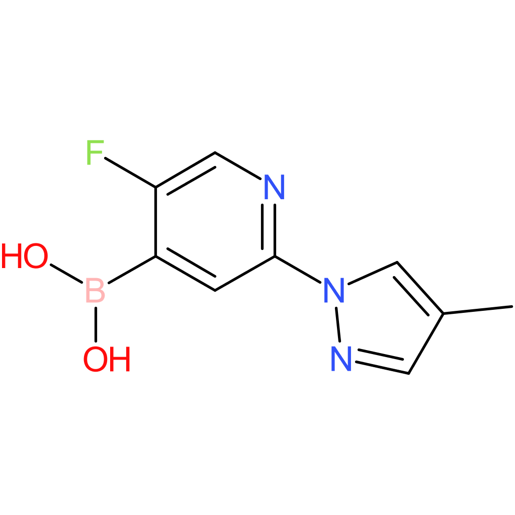 5-fluoro-2-(4-methyl-1h-pyrazol-1-yl)pyridine-4-boronic acid