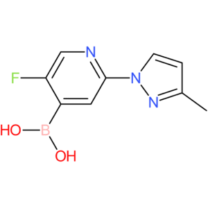 5-fluoro-2-(3-methyl-1h-pyrazol-1-yl)pyridine-4-boronic acid