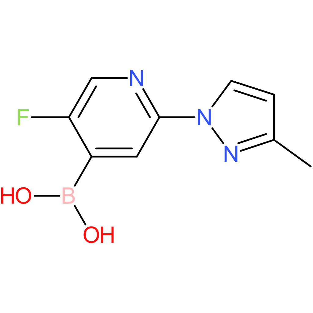 5-fluoro-2-(3-methyl-1h-pyrazol-1-yl)pyridine-4-boronic acid